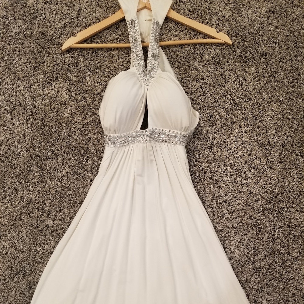 Arden B formal dress with beaded accents MD